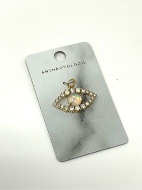 New Anthropologie Gold Spirit Eye Charm